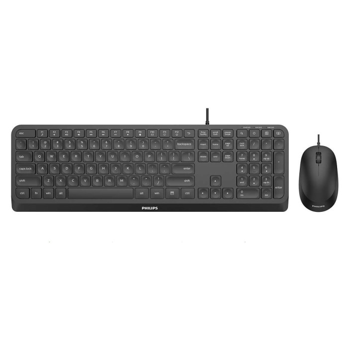 PHILIPS KEYBOARD   MOUSE WIRED COMB